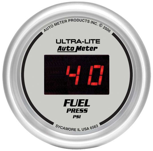 Autometer 2-1/16in DG/S Fuel Pressure Gauge MPN ATM6563