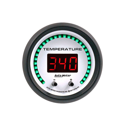 Autometer 2-1/16 Fluid Temp Gauge Elite Digital PH Series MPN ATM6754-PH