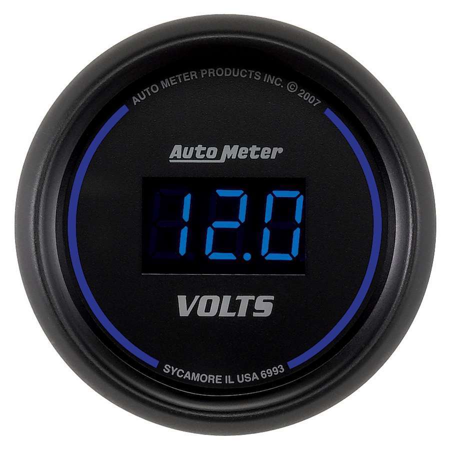 Autometer 2-1/16 Cobalt Voltmeter Gauge MPN ATM6993