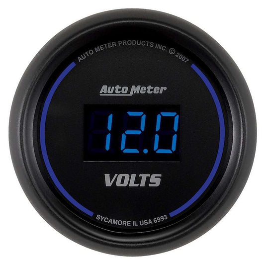 Autometer 2-1/16 Cobalt Voltmeter Gauge MPN ATM6993
