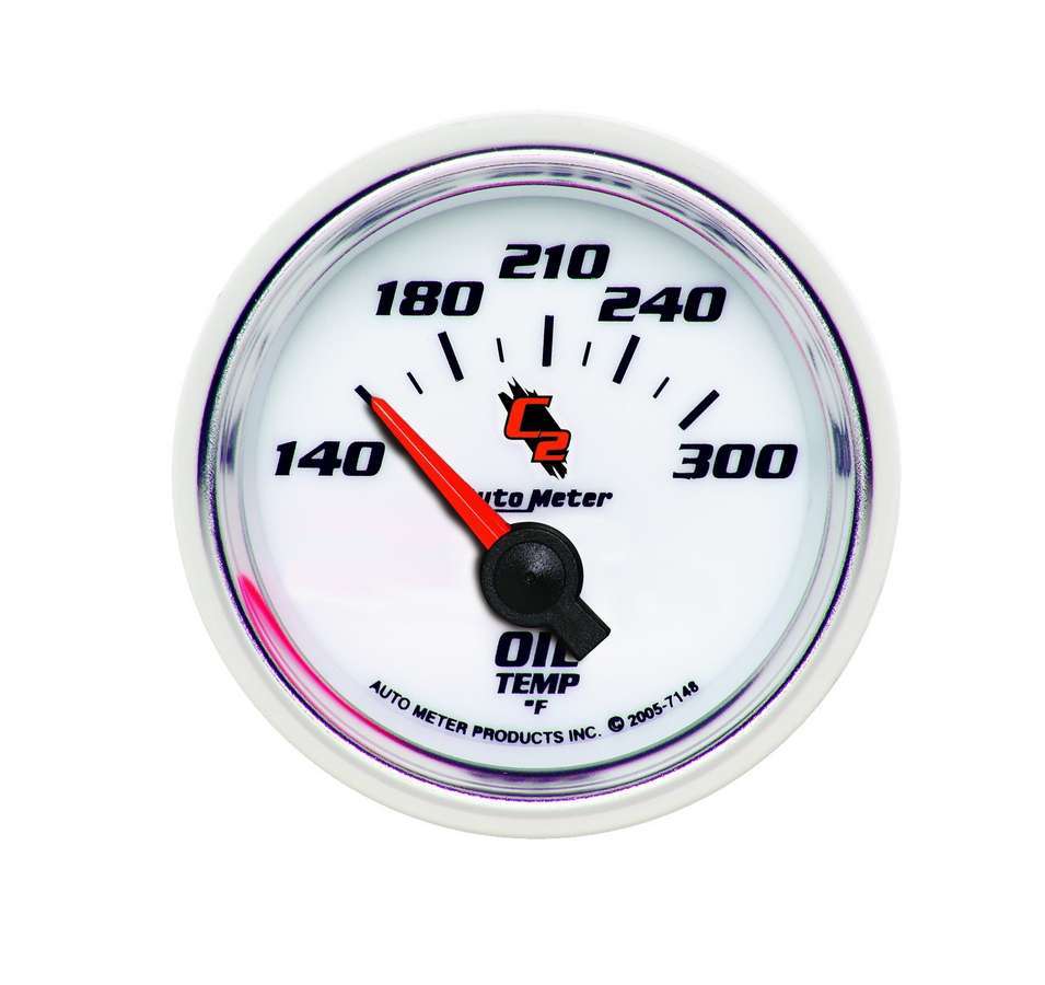 Autometer 2-1/16in C2/S Oil Temp Gauge 140-300 MPN ATM7148