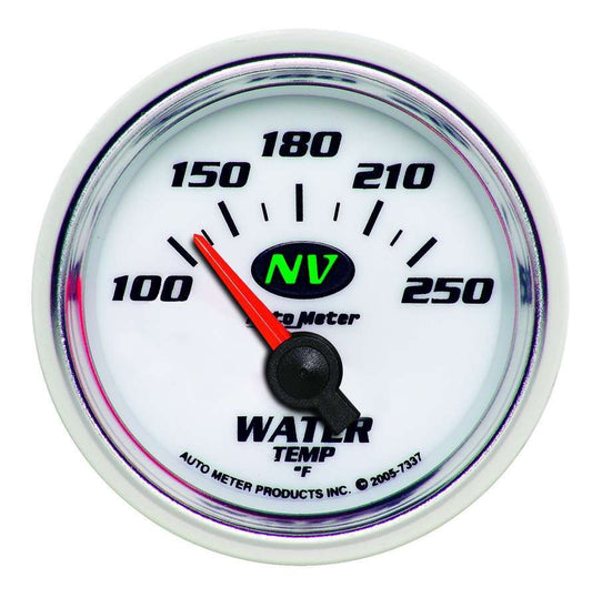 Autometer 2-1/16in NV/S Water Temp Gauge 100-250 MPN ATM7337
