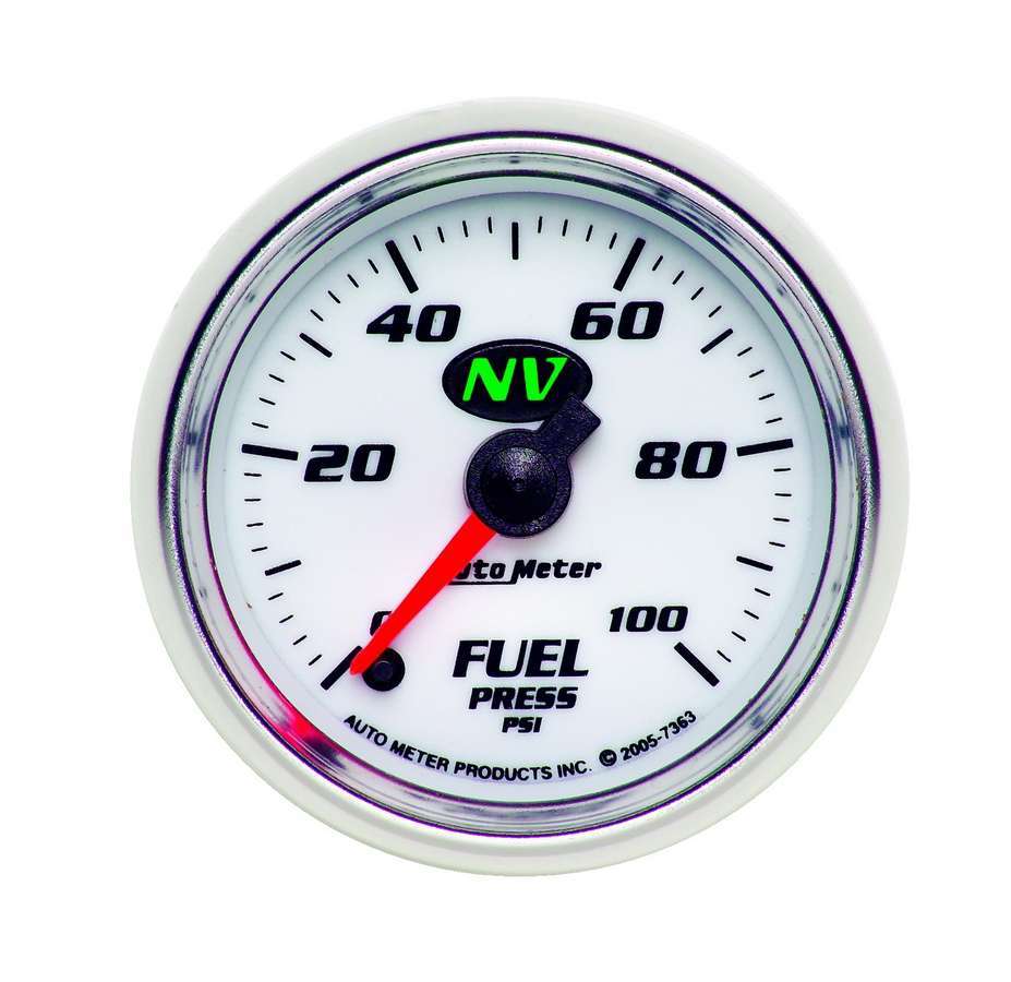 Autometer   2-1/16in NV/S Fuel Pressure Gauge 0-100psi  ATM7363
