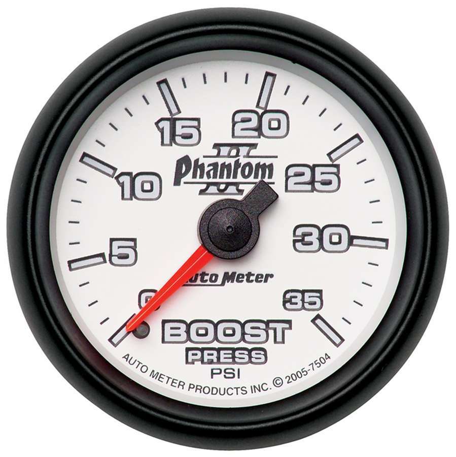 Autometer 2-1/16in P/S II Boost Gauge 0-35psi MPN ATM7504