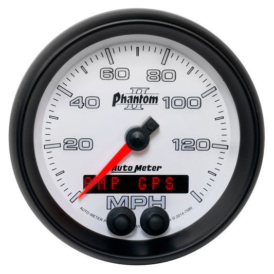 Autometer   3-3/8 Phantom II GPS Speedometer  ATM7580