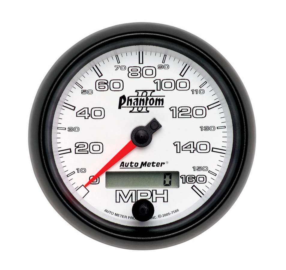 Autometer 3-3/8in P/S II Speedo - Programmable MPN ATM7588 Ram