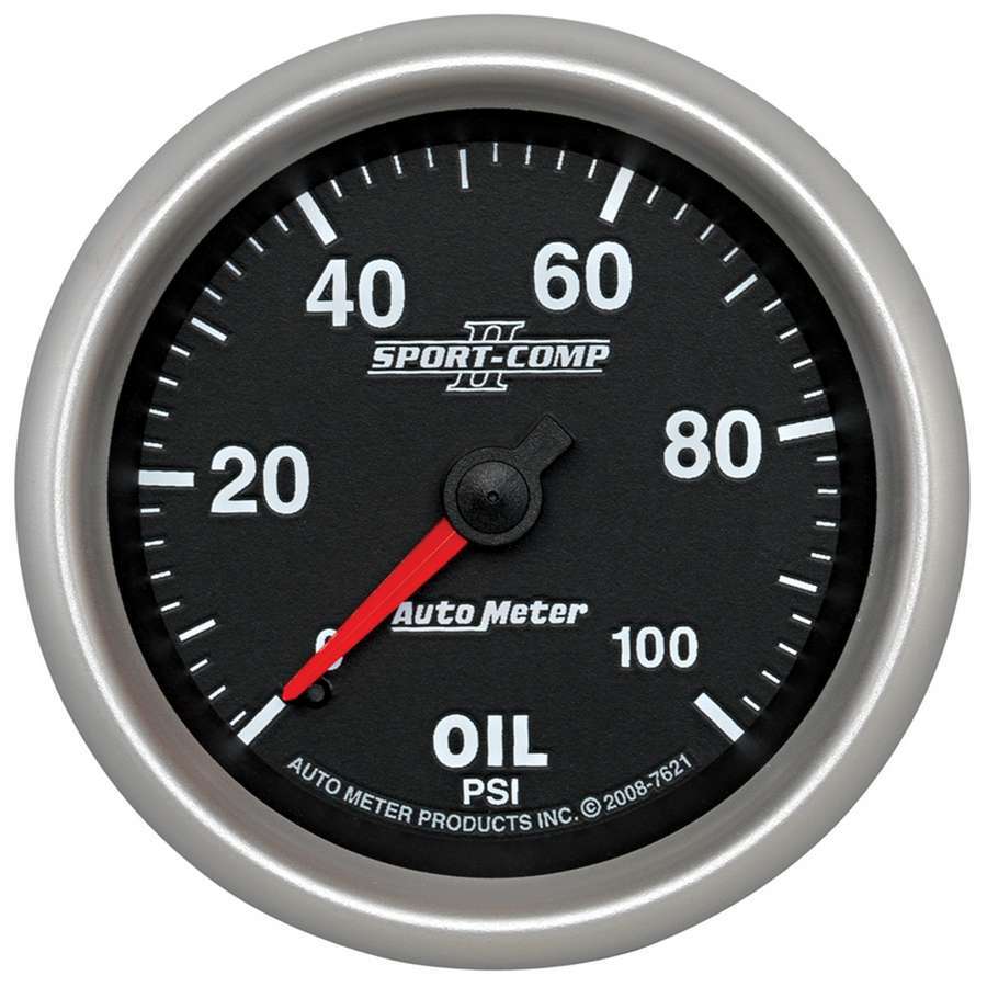 Autometer   2-5/8 SC II Oil Pressure Gauge 0-100psi  ATM7621