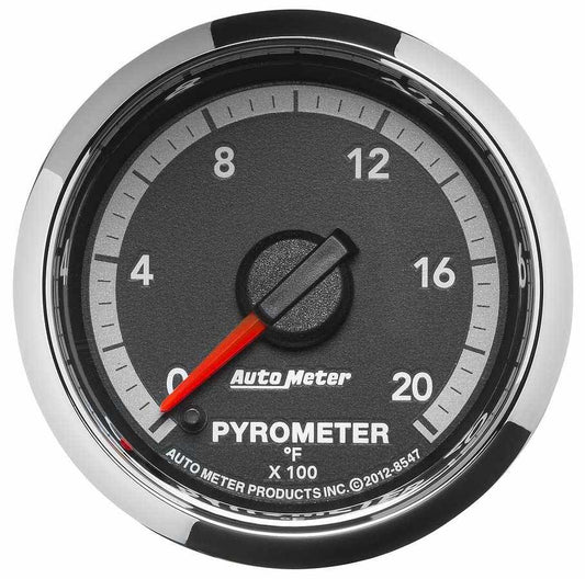 Autometer 2-1/16 Pyrometer Gauge 2000 Deg. Dodge Diesel MPN ATM8547 For Dodge