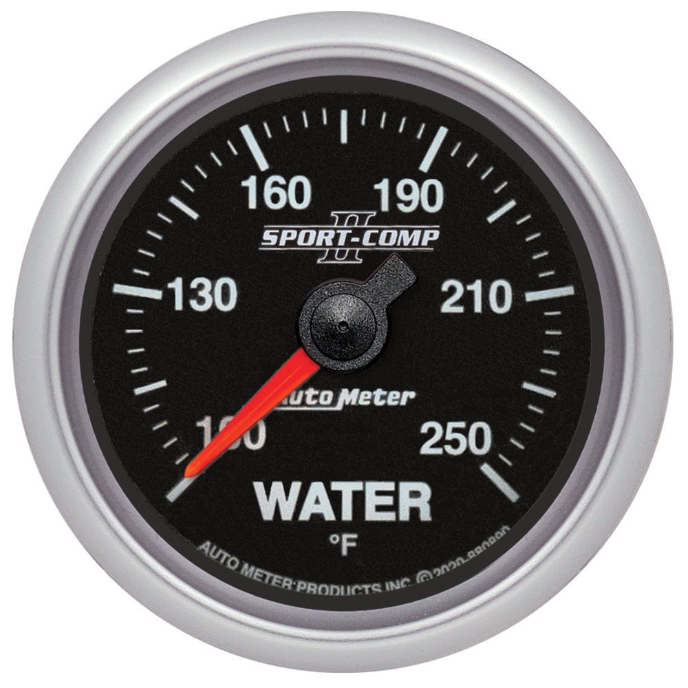 Autometer   2-1/16 SC-II Water Temp Gauge 100-250 FiTech CAN  ATM880890
