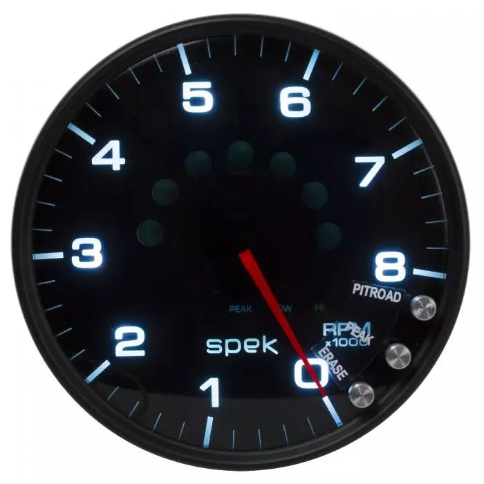 Autometer 5in Tachometer 8000 RPM w/Shift Light Black Dial MPN ATMP23852