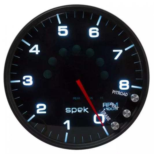 Autometer 5in Tachometer 8000 RPM w/Shift Light Black Dial MPN ATMP23852
