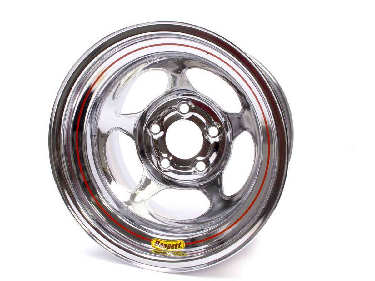 Bassett   15x10 Chrome Inertia 5x5 5-1/2in BS  BAS50L555C