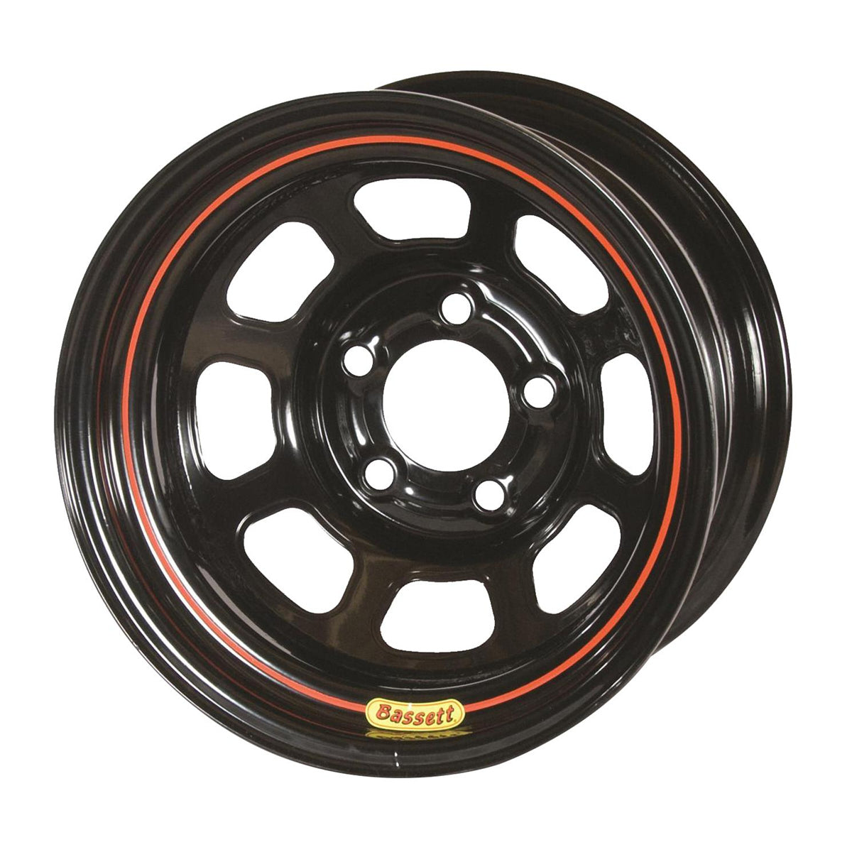 Bassett   Wheel 15in x 7in 4x100MM Black  BAS57RH3