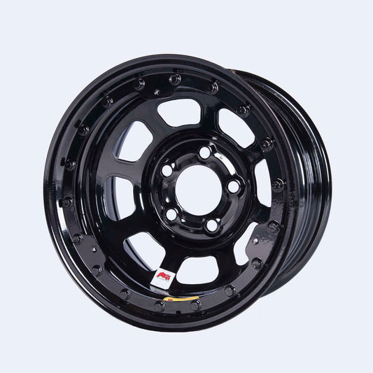 Bassett   15x8 IMCA B/Lock Wheel Black D-Hole 5x5  BAS58D54ILK