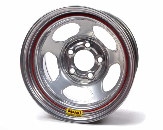 Bassett   15x8 5x4.75 Silver Inertia Armor Edge  BAS58RC4E