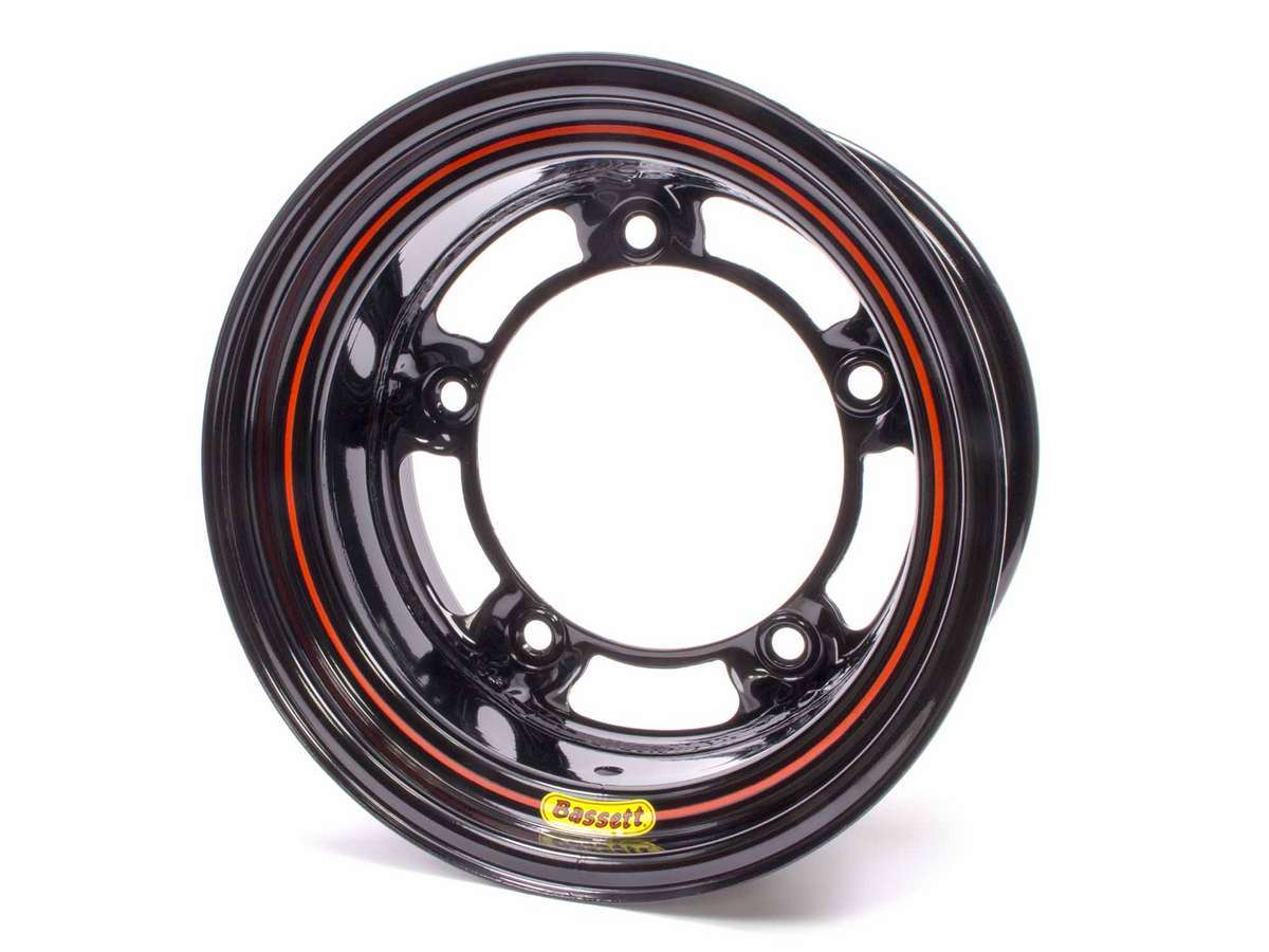 Bassett   15x8 W/5 Black Spun   BAS58SR4