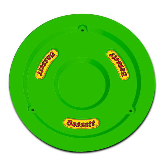 Bassett   Wheel Cover 15in Green Fluorescent  BAS5PLG-FLOGRN