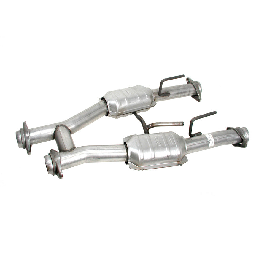 Bbk Performance High Flow Mid-Pipes w/ Cats - 79-93 Mustang MPN BBK1509 For Ford Mustang 1979-93