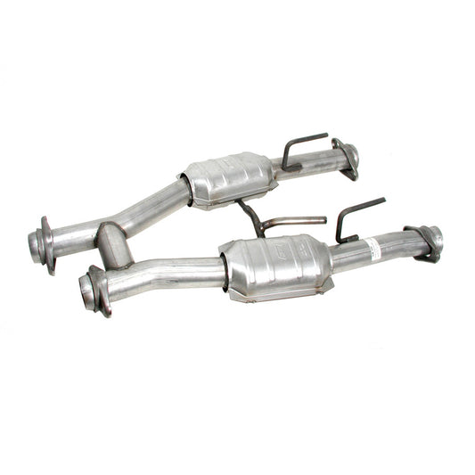 Bbk Performance High Flow Mid-Pipes w/ Cats - 79-93 Mustang MPN BBK1509 For Ford Mustang 1979-93
