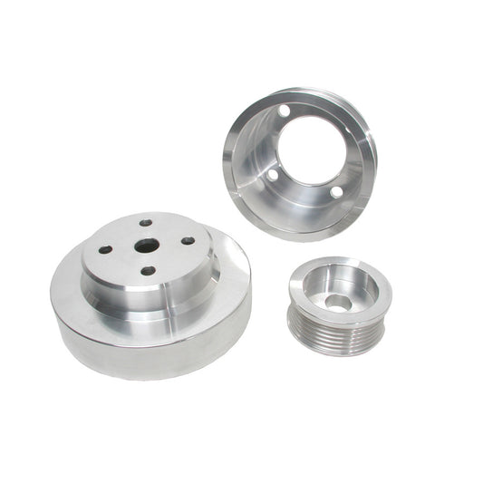 Bbk Performance   3pc. Aluminum Pulley Kit - 79-93 Mustang  BBK1553