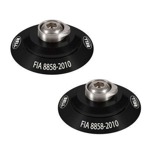 Bell Helmets HANS Clip Set Black FIA8-2010 MPN BEL2100002