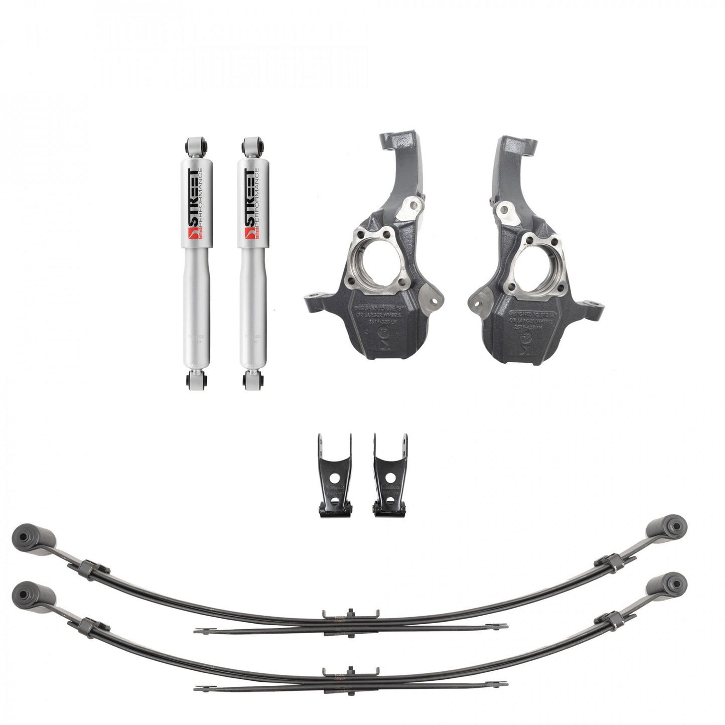 Bell Tech   Lowering Kit 2in Front/ 4in Rear 19- GM P/U 1500  BLL350345