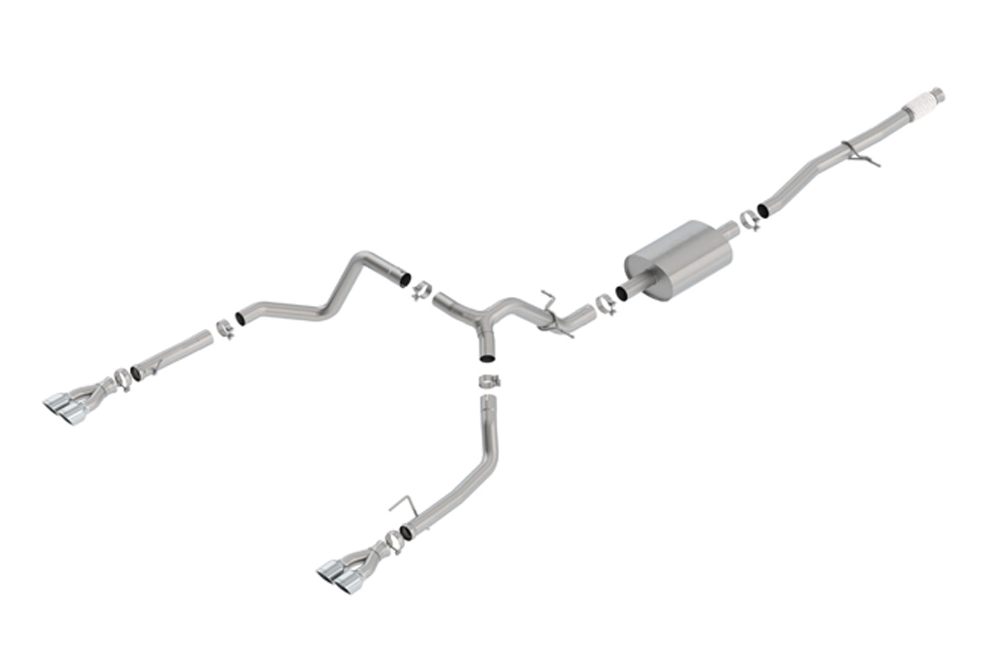 Borla   19-   GM P/U 1500 5.3L Cat Back Exhaust Kit  BOR140781