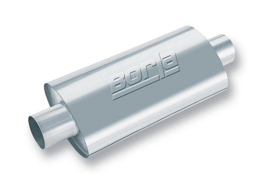 Borla Sportsman XR-1 Shorty 3in In/Out x 12in Muffle MPN BOR40943 For Universal use