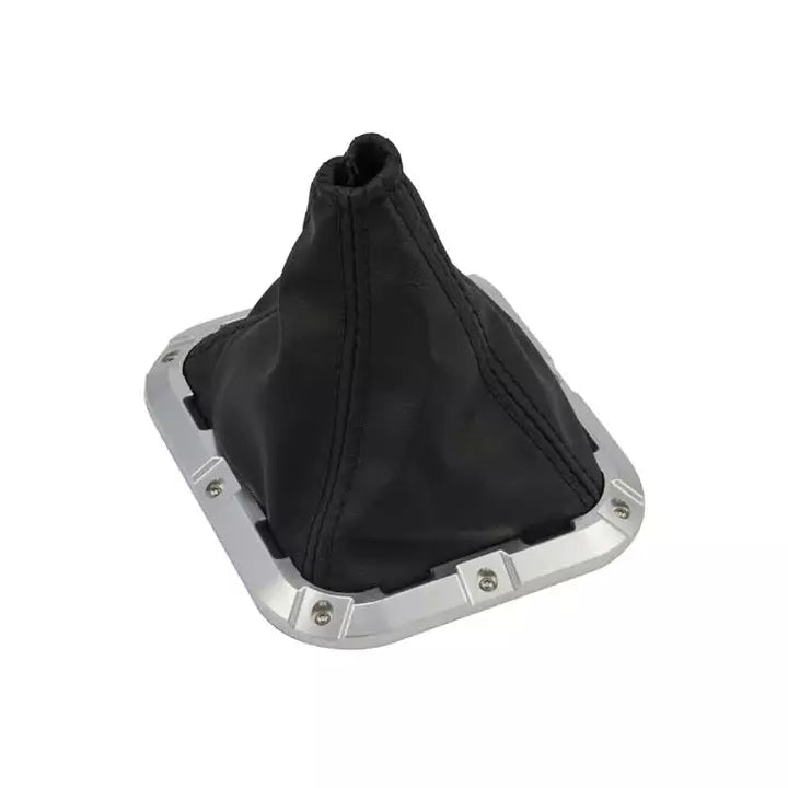 Bowler Performance Transmissions   Universal Rectangle Shif t Bezel Raw Alum. Finish  BOW6211000