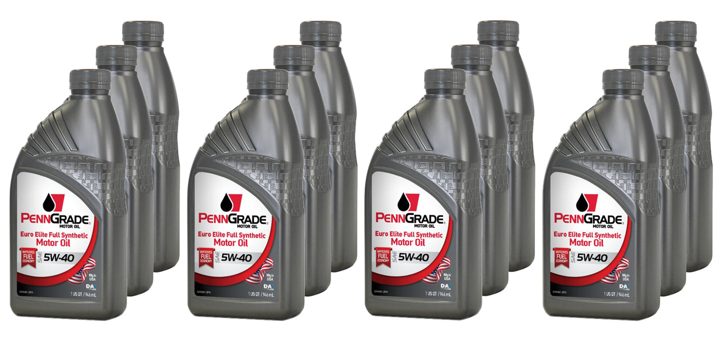 PENNGRADE MOTOR OIL  PennGrade Euro Elite 5w40 Case 12 x 1 Quart  BPO61366-12