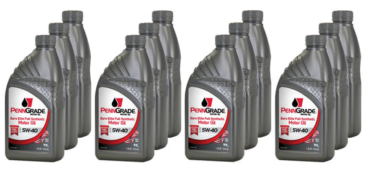 PENNGRADE MOTOR OIL  PennGrade Euro Elite 5w40 Case 12 x 1 Quart  BPO61366-12