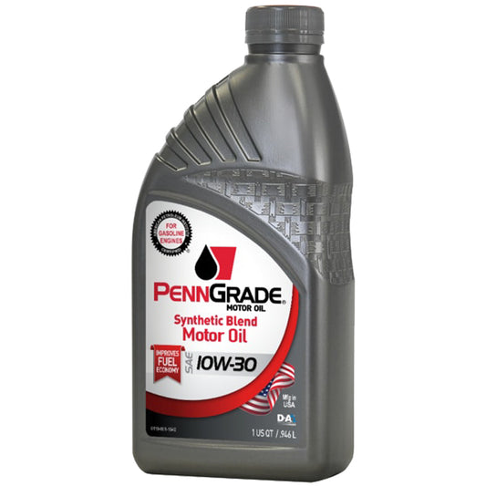 PENNGRADE MOTOR OIL  PennGrade Syn Blend 10w 30 1 Quart   BPO62736