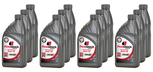 PENNGRADE MOTOR OIL  PennGrade Full Synthetic 0w20 Case 12 x 1 Quart   BPO62816-12