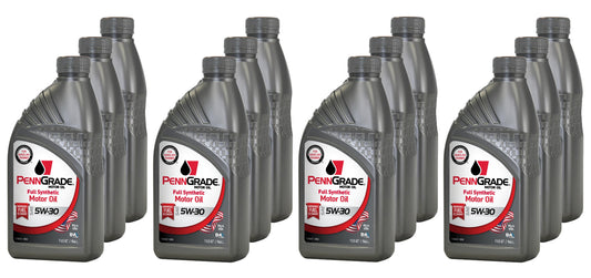 PENNGRADE MOTOR OIL  PennGrade Full Synthetic 5w30 Case 12 x 1 Quart   BPO62836-12