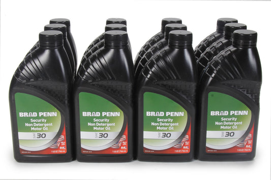 PENNGRADE MOTOR OIL  Brad Penn Motor Oil SAE 30W Case 12 x 1 Quart   BPO70306-12