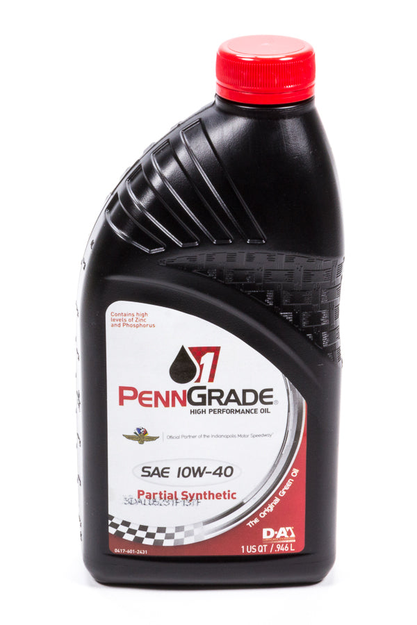 PENNGRADE MOTOR OIL  10w40 Racing Oil 1 Qt Partial Synthetic   BPO71446