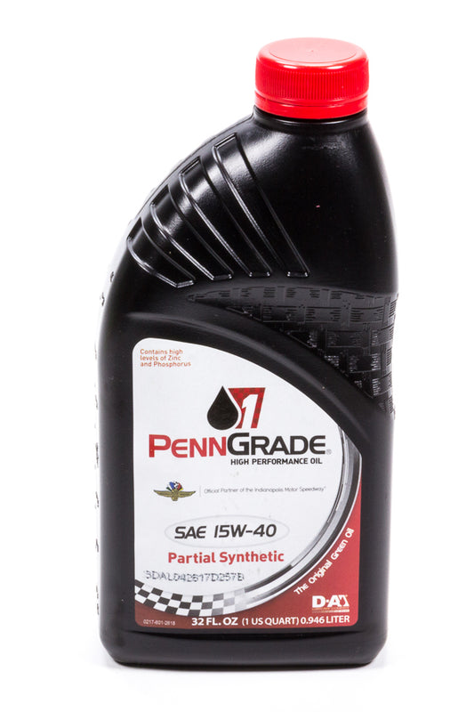 PENNGRADE MOTOR OIL  15w40 Racing Oil 1 Qt Partial Synthetic   BPO71586