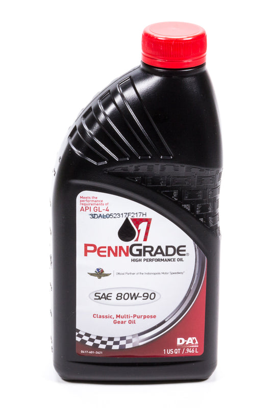 PENNGRADE MOTOR OIL  80w90 Hypoid Gear Oil 1 Qt. GL-4   BPO77296