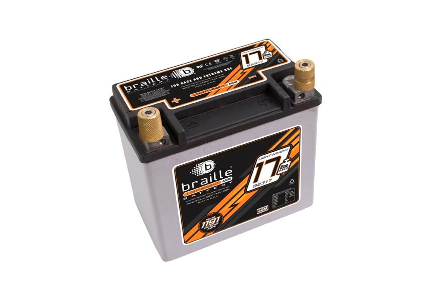 Braille Auto Battery   Racing Battery 17lbs 1191 PCA 6.8x4.0x6.1  BRBB2317