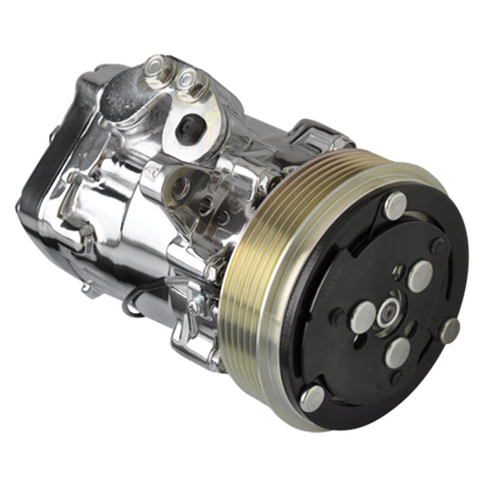 Billet Specialties A/C Compresser SD-7 Serpintine Polished MPN BSP12060