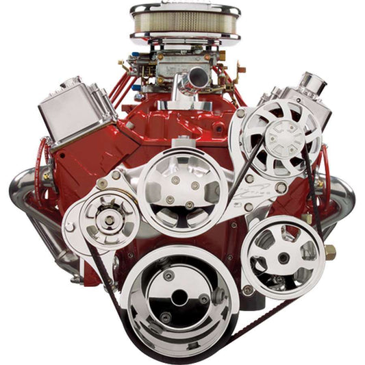 Billet Specialties SBC Tru Trac Pulley Sys. MPN BSP13225 For Chevy
