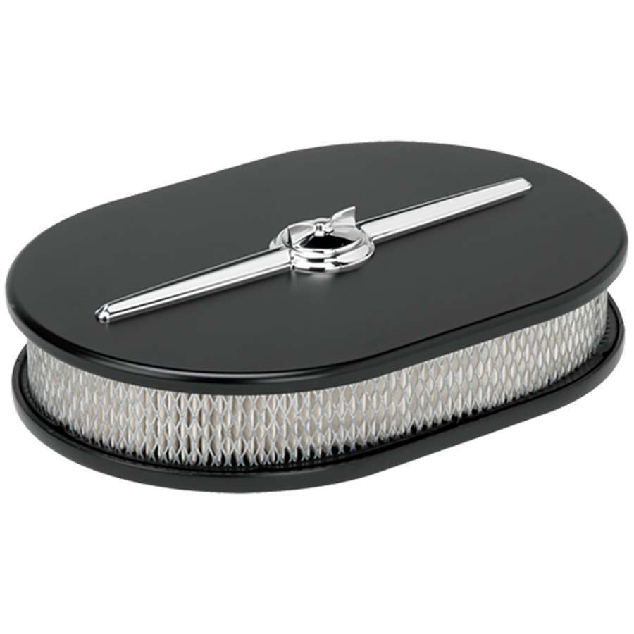 Billet Specialties Oval Air Cleaner Small Streamline Black MPN BSP15324