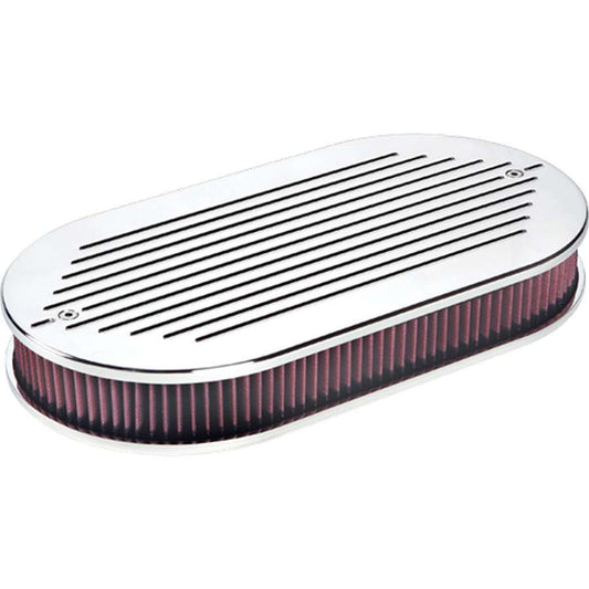 Billet Specialties   Dual Quad Air Cleaner Ball Milled  BSP15520