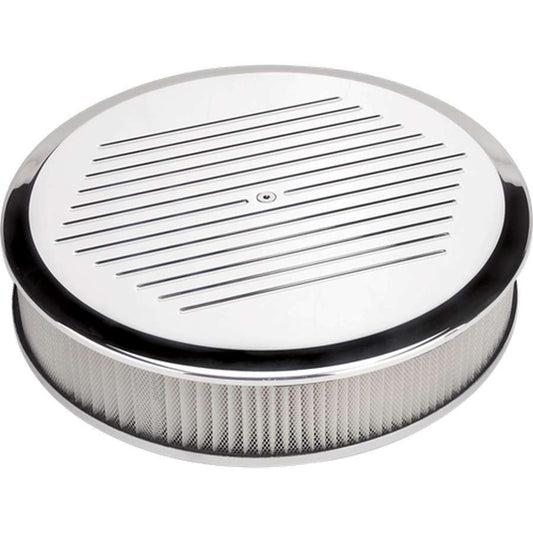 Billet Specialties   Air Cleaner 14in Round Ball Milled Polished  BSP15820