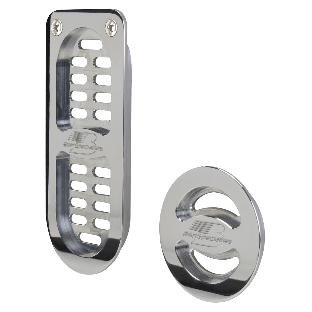 Billet Specialties   Door Jamb Vent 72-76 GM B-Body Polished Pair  BSP171130
