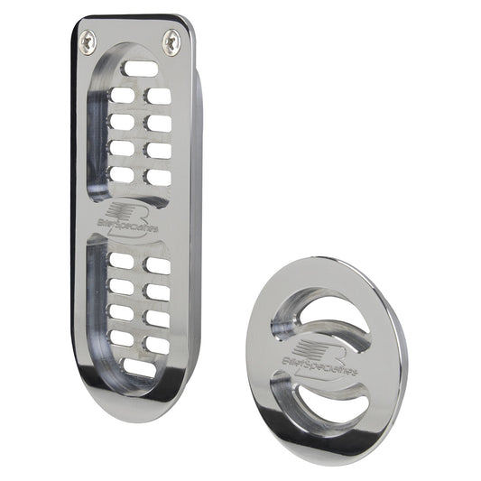 Billet Specialties   Door Jamb Vent 72-76 GM B-Body Polished Pair  BSP171130