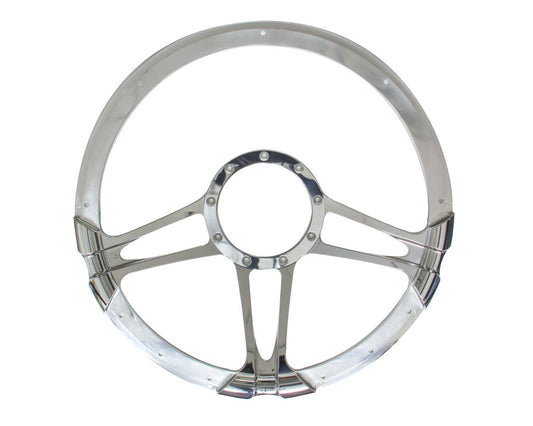 Billet Specialties   14in Monaco Steering Wheel Half Wrap  BSP29315