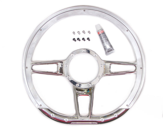 Billet Specialties   Steering Wheel Formula D-Shaped 14in Polished  BSP29409