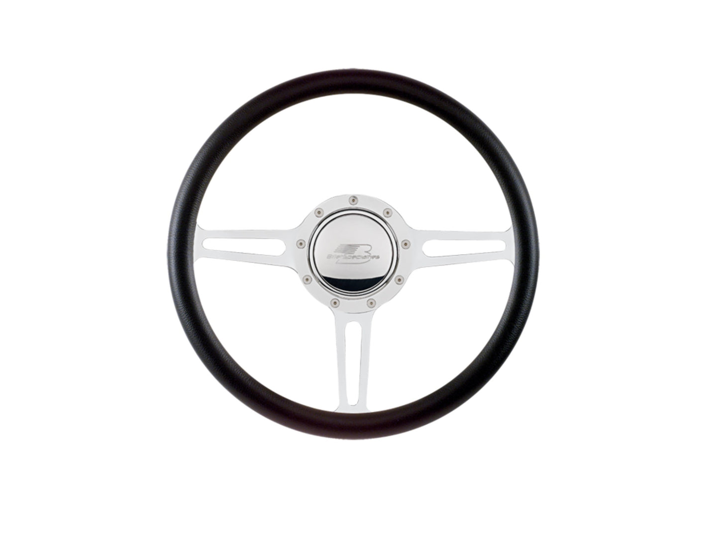 Billet Specialties   Steering Wheel 1/2 Wrap 14in Split Spoke  BSP30137