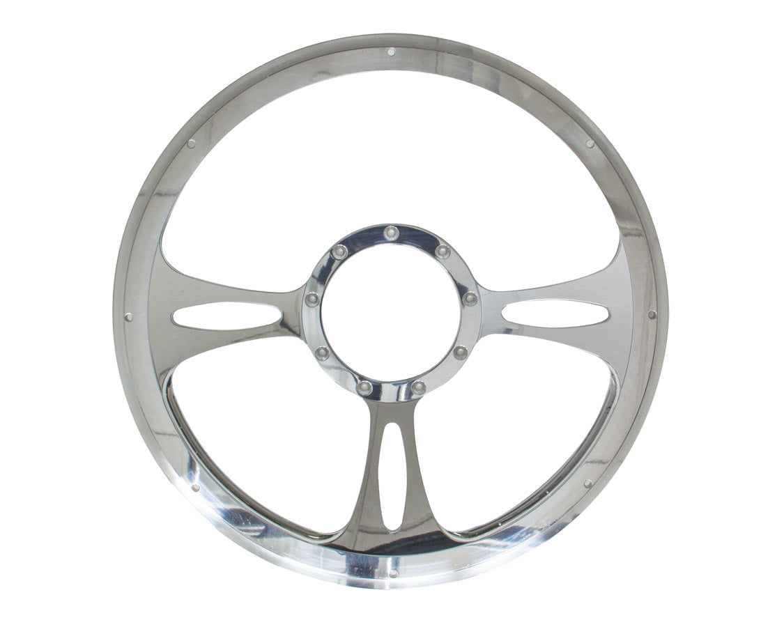 Billet Specialties   Half Wrap Steering Wheel Fast Lane  BSP30175